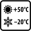 Symbol (snefnug/sol): -20°C +50°C